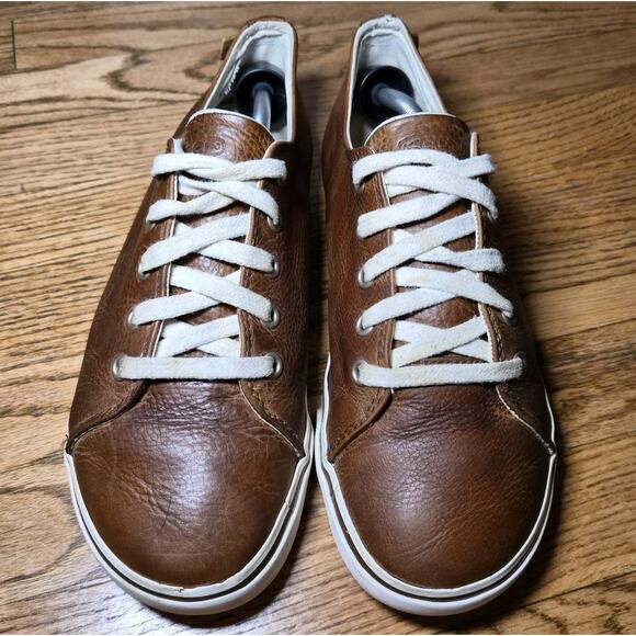 KEEN Timmons Brown Leather Men's Leather Sneakers Size 9 - Picture 4 of 8
